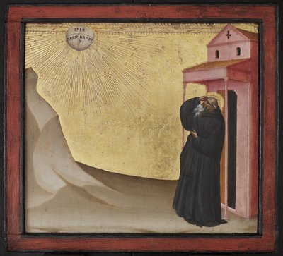 Vision of St. Benedict, late 14th century by Giovanni di Niccolo del Biondo